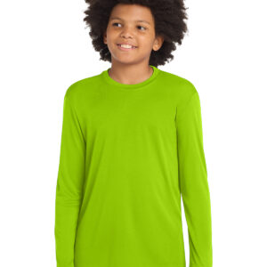 Sport-Tek Youth Long Sleeve PosiCharge Competitor Tee YST350LS