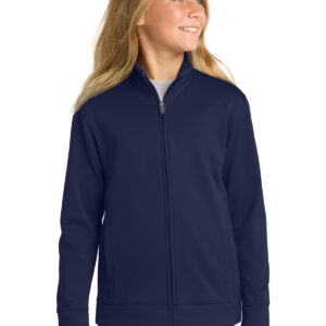 Sport-Tek Youth Sport-Wick Fleece Full-Zip Jacket YST241