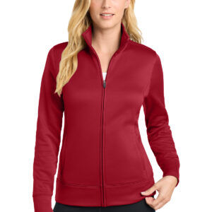 Sport-Tek Women's Sport-Wick Fleece Full-Zip Jacket LST241