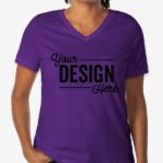 Bella + Canvas Womens Jersey Short Sleeve V Neck Tee (6005) – Custom by Under My Hand