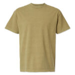 American Apparel Garment Dyed Cotton T-shirt blank apparel front view