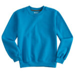 Gildan Midweight 50/50 Crewneck Sweatshirt blank apparel front view