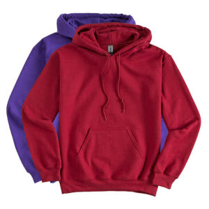 Gildan Midweight 50/50 Pullover Hoodie blank apparel front view