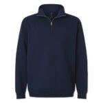 Gildan Heavy Blend Quarter Zip Sweatshirt blank apparel front view