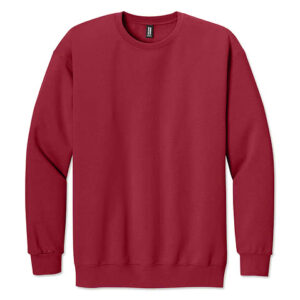 Gildan Hammer Maxweight Crewneck Sweatshirt blank apparel front view