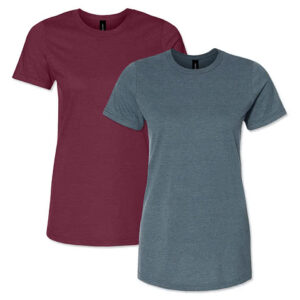 Gildan Women's Softstyle Jersey Blend T-shirt blank apparel front view