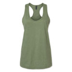 Gildan Women’s Softstyle Jersey Blend Racerback Tank blank apparel front view