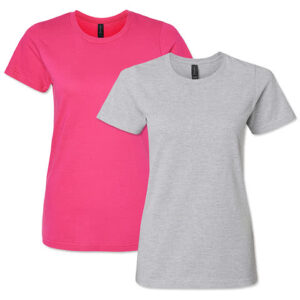 Gildan Women's Midweight Softstyle Jersey T-shirt blank apparel front view