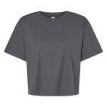 American Apparel Women's Fine Jersey Boxy T-shirt blank apparel front view