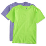 Gildan Youth 100% Cotton T-shirt blank apparel front view