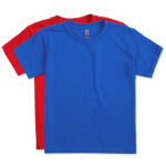 Gildan Youth DryBlend 50/50 T-shirt blank apparel front view