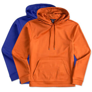 Sport-Tek Performance Pullover Hoodie blank apparel front view