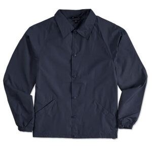 Sport-Tek Coaches Jacket blank apparel front view