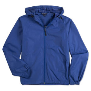 Sport-Tek Full Zip Hooded Jacket blank apparel front view