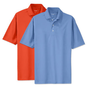 Sport-Tek Dri-Mesh Performance Polo blank apparel front view