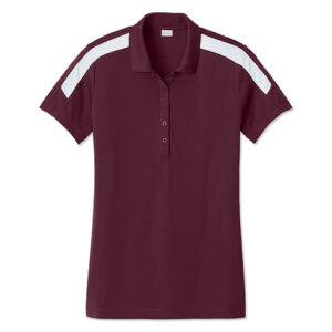 Sport-Tek Women's Competitor United Performance Polo blank apparel front view