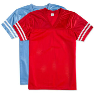 Sport-Tek Women's Replica Football Jersey blank apparel front view