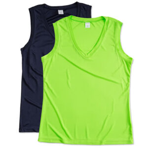 Sport-Tek Women's Competitor Performance Sleeveless Shirt blank apparel front view