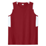 Sport-Tek Women’s Club Recycled Sleeveless Performance Jersey blank apparel front view
