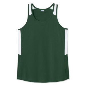 Sport-Tek Women's Club Recycled Performance Basketball Jersey blank apparel front view