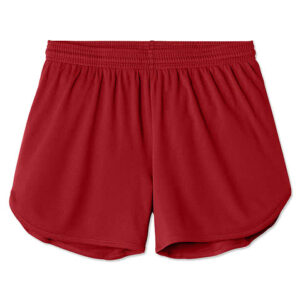 Sport-Tek Women's Club 3” Recycled Performance Shorts blank apparel front view
