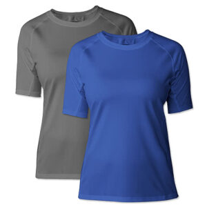 Sport-Tek Women's Rash Guard Shirt blank apparel front view