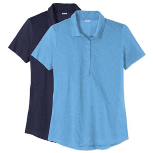 Sport-Tek Women's Strive Performance Polo blank apparel front view