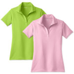 Sport-Tek Women's Sport-Wick Micro Pique Performance Polo blank apparel front view