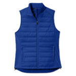 Sport-Tek Women's Movement Hybrid Soft Shell Vest blank apparel front view