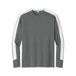 Sport-Tek Competitor United Long Sleeve Performance Jersey blank apparel front view