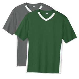 Sport-Tek Competitor United V-Neck Performance Jersey blank apparel front view