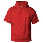 Sport-Tek Sport-Wick Short Sleeve Hooded Performance Shirt blank apparel front view