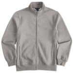Sport-Tek Premium Full Zip Sweatshirt blank apparel front view