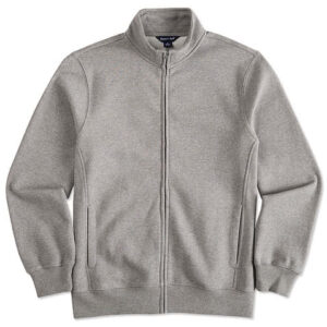 Sport-Tek Premium Full Zip Sweatshirt blank apparel front view