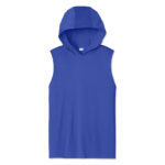 Sport-Tek Competitor Sleeveless Hooded Performance Shirt blank apparel front view