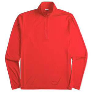 Sport-Tek Competitor Quarter Zip Performance Shirt blank apparel front view