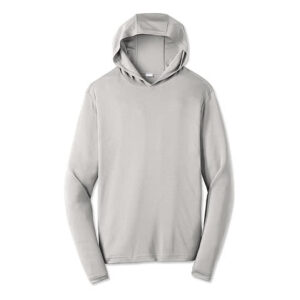 Sport-Tek Competitor Hooded Long Sleeve Performance Shirt blank apparel front view