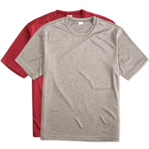 Sport-Tek Heather Contender Performance Shirt blank apparel front view