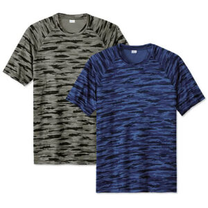 Sport-Tek Drift Camo Performance Shirt blank apparel front view