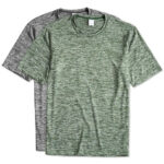 Sport-Tek Electric Heather Performance Shirt blank apparel front view