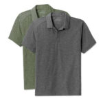 Sport-Tek Tri-Blend Performance Polo blank apparel front view