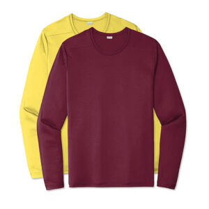 Sport-Tek UPF 50 Long Sleeve Performance Shirt blank apparel front view