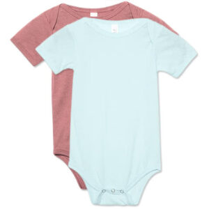 Bella + Canvas Tri-Blend Baby Bodysuit blank apparel front view