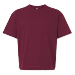 American Apparel Heavyweight Mid-Length Cotton T-shirt blank apparel front view