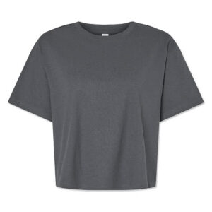 American Apparel Women's Fine Jersey Boxy T-shirt blank apparel front view