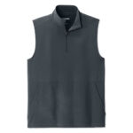 Sport-Tek Repeat Lightweight Quarter Zip Vest blank apparel front view