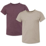 Bella + Canvas Toddler Jersey Short-Sleeve T-shirt blank apparel front view