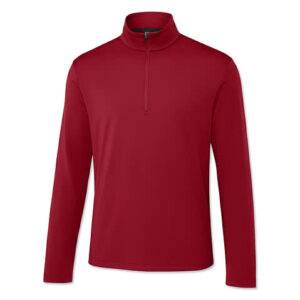 Sport-Tek Sport-Wick Micro Pique Quarter Zip Performance Shirt blank apparel front view