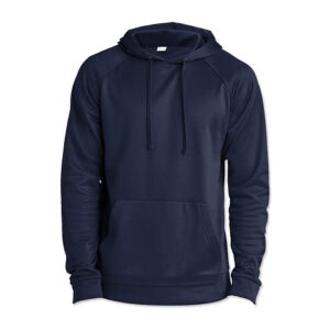 Sport-Tek Re-Compete Recycled Pullover Hoodie blank apparel front view