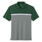Sport-Tek Colorblock UPF 50 Micro Pique Performance Polo blank apparel front view